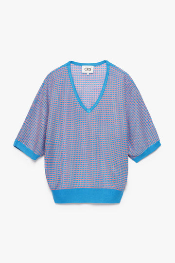 BLF bright blue Pulls - Prik Pullover van CKS