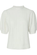 Star white Pulls - Yasclara 2/4 Knit Pullover van Y.A.S