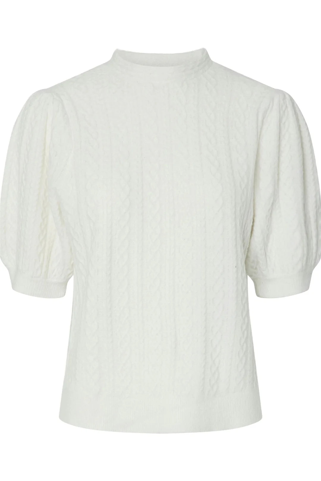 Star white Pulls - Yasclara 2/4 Knit Pullover van Y.A.S