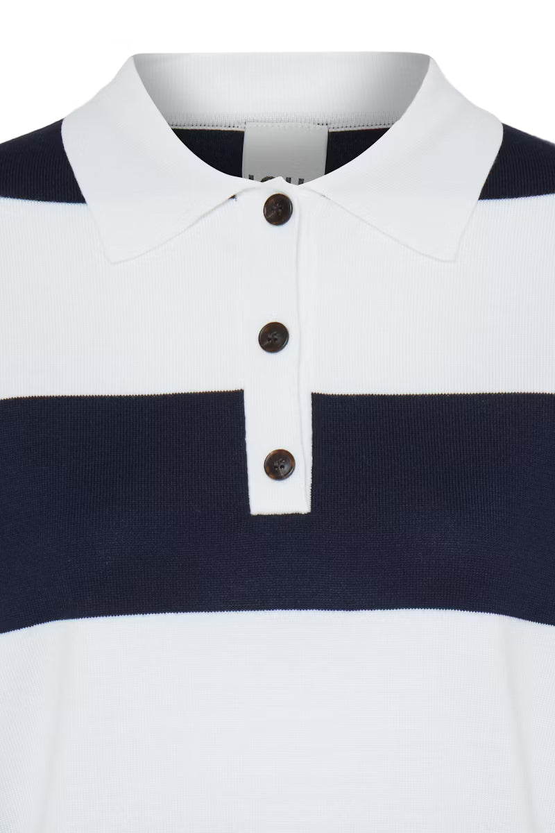 Ihluls Polo Shortsleeve van Ichi – Tops voor dames | Meisjes Brugge