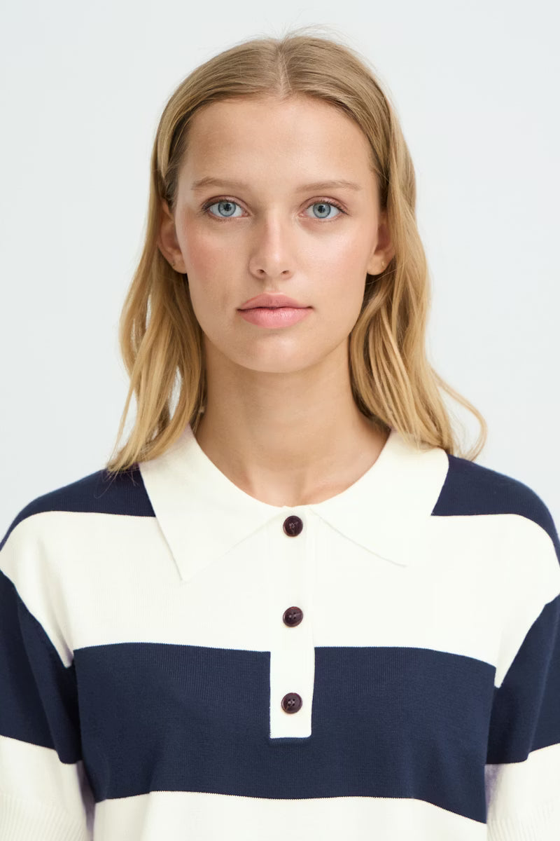 Tops - Ihluls Polo Shortsleeve van Ichi