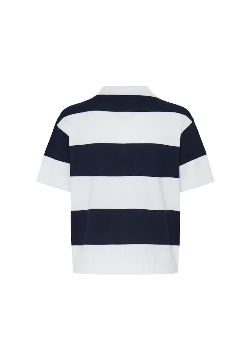 Ihluls Polo Shortsleeve van Ichi – Tops voor dames | Meisjes Brugge