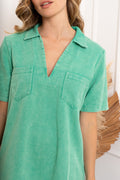 Jurken - Veja V-neck cotton dress van Kilky