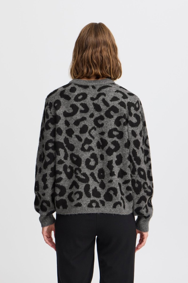 40% Bxminya Leopard Jumper - koop Pulls van b.young bij Meisjes Brugge