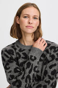 40% Bxminya Leopard Jumper - koop Pulls van b.young bij Meisjes Brugge