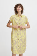 50% Byfalakka Ss Shirt Dress van b.young – Jurken voor dames | Meisjes Brugge