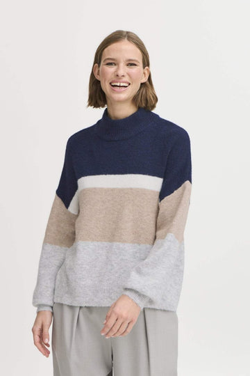 40% Byomea Striped Jumper 2 van b.young – Pulls voor dames | Meisjes Brugge