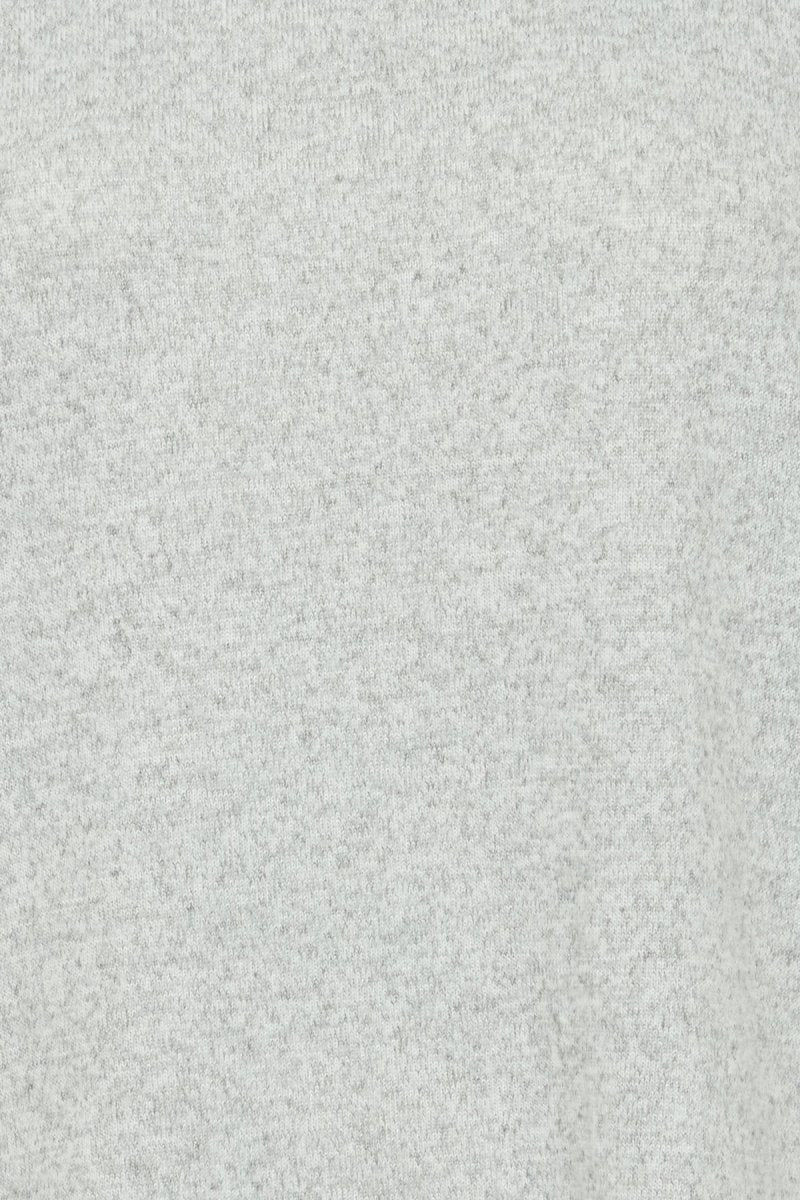 Light Grey Melange T-shirts - 40% Bypieta Crew Longsleeve van b.young