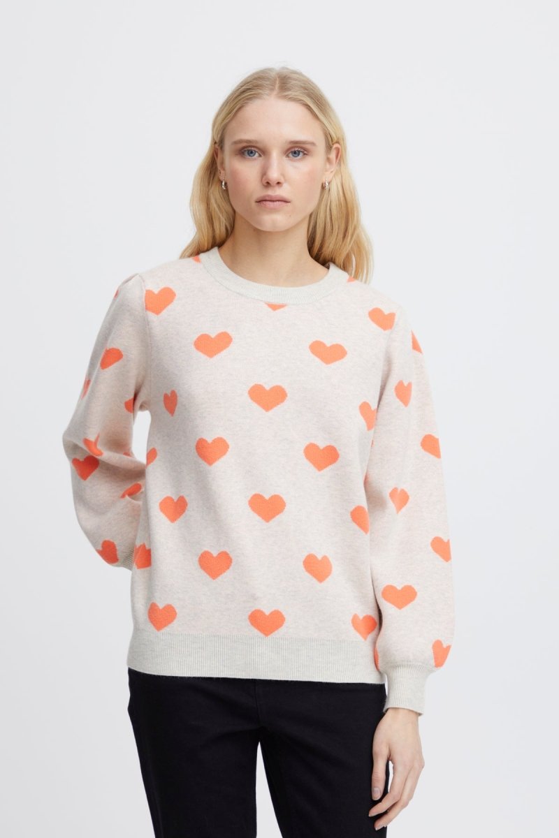 40% Ihbrielle Ls2 Pull van Ichi – Pulls voor dames | Meisjes Brugge