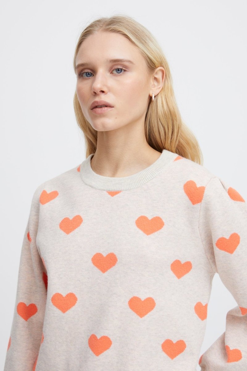 40% Ihbrielle Ls2 Pull van Ichi – Pulls voor dames | Meisjes Brugge