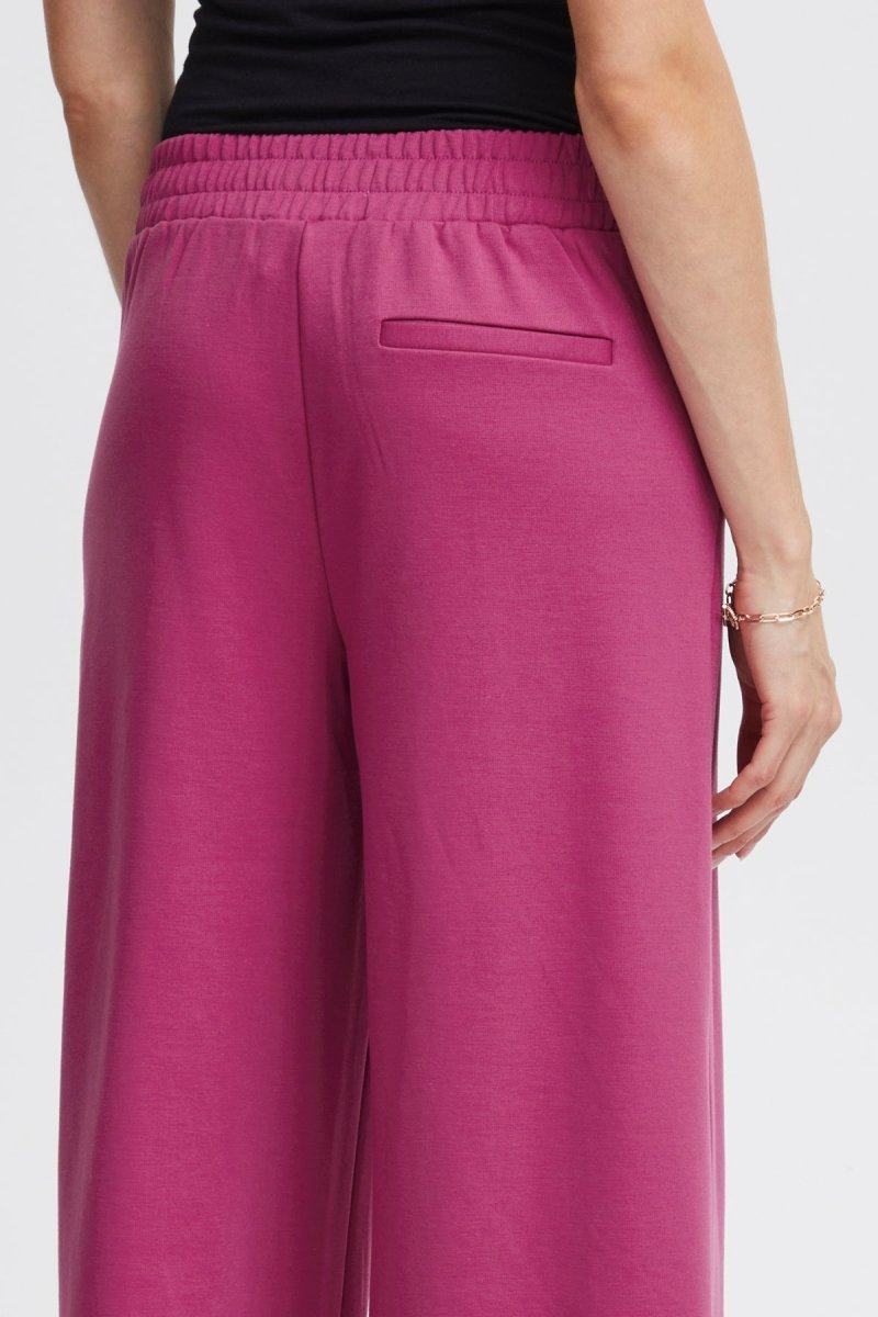 Broeken - 40% Ihkate Sus Long Wide Pants 2 aw23 van Ichi