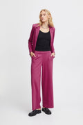 Broeken - 40% Ihkate Sus Long Wide Pants 2 aw23 van Ichi