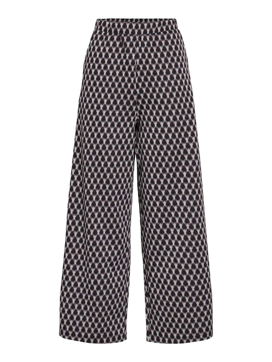 40% Vijaquard Hw 7/8 Wide Pants van Vila – Broeken voor dames | Meisjes Brugge