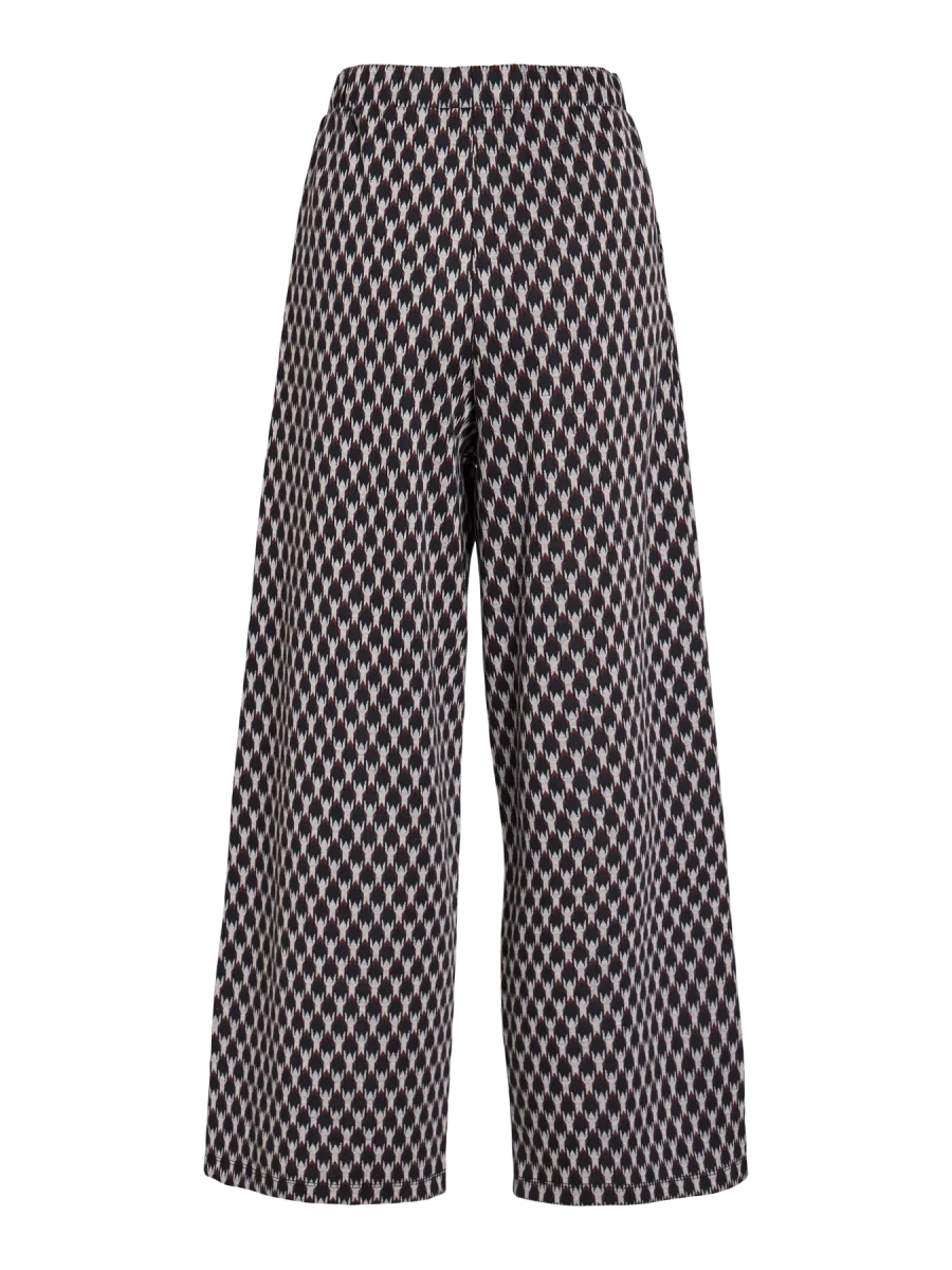 40% Vijaquard Hw 7/8 Wide Pants van Vila – Broeken voor dames | Meisjes Brugge