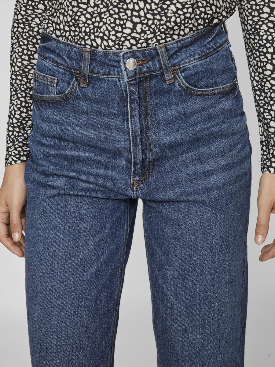 40% Vikelly Jaf Hw Straight Jeans Noos - koop Jeans van Vila bij Meisjes Brugge