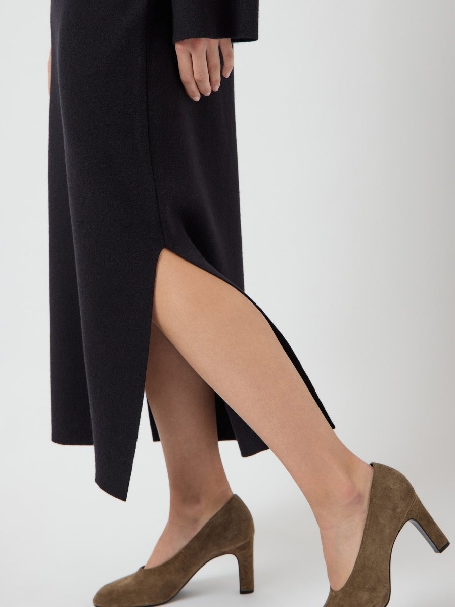 Jurken - 40% Yasselma Ls Long Knit Dress S. Noos van Y.A.S