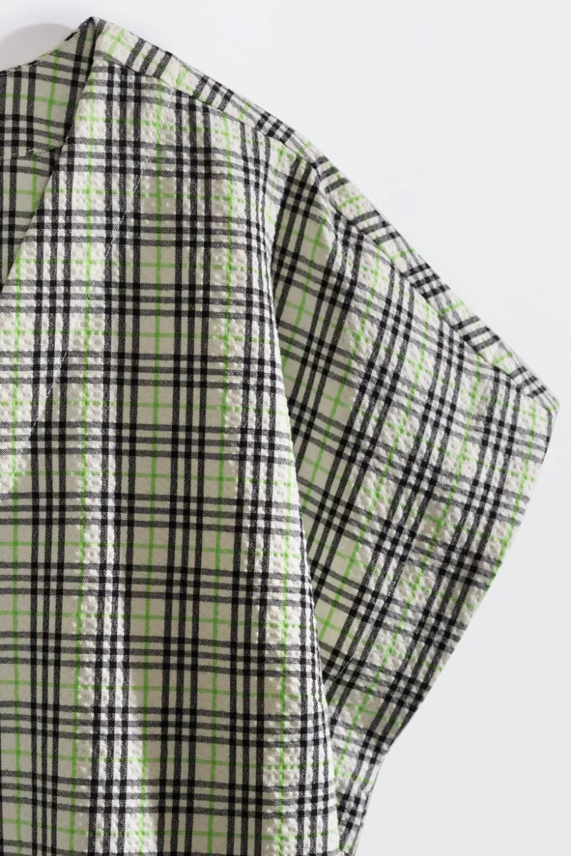 50 % Saba Geruite Top - koop Tops van CKS bij Meisjes Brugge