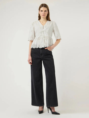 50% Yascornelia 2/4 Tie Top S. Noos van Y.A.S – Tops voor dames | Meisjes Brugge