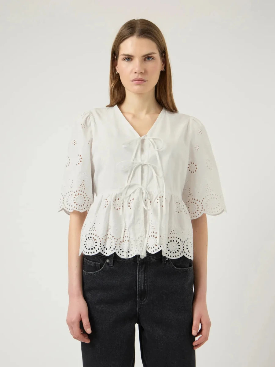 50% Yascornelia 2/4 Tie Top S. Noos van Y.A.S – Tops voor dames | Meisjes Brugge