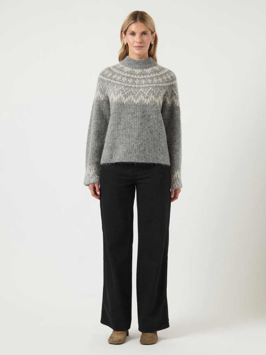 50% Yasliri Ls Wool Blend Knit Pullover van Y.A.S – Pulls voor dames | Meisjes Brugge