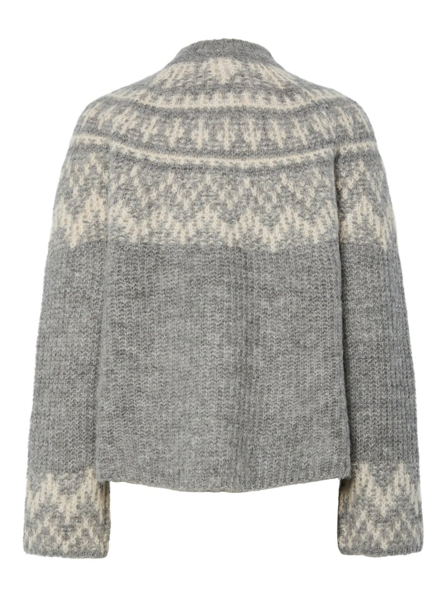 Pulls - 50% Yasliri Ls Wool Blend Knit Pullover van Y.A.S