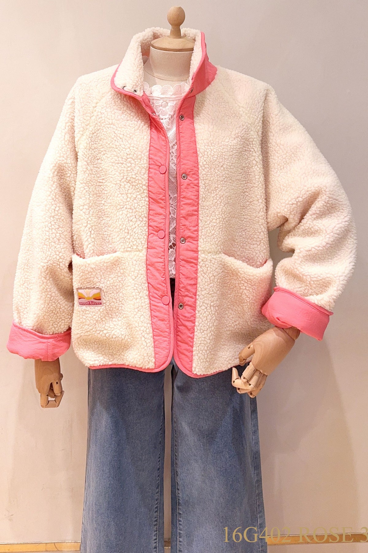 Reversible teddy coat