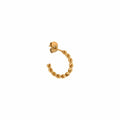 Half twisted hoop gold K.SH.63.1 Juwelen - Label Kiki oorbel (per stuk) van Label Kiki