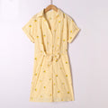 yellow Jurken - Bow citronella dress van Kilky