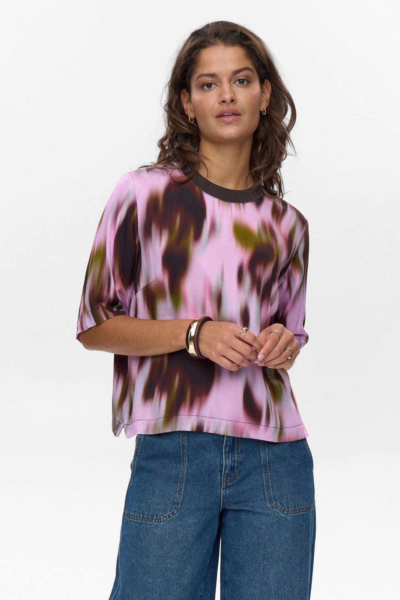 Orchid Smoke Shirts - Nulilith Blouse van Numph