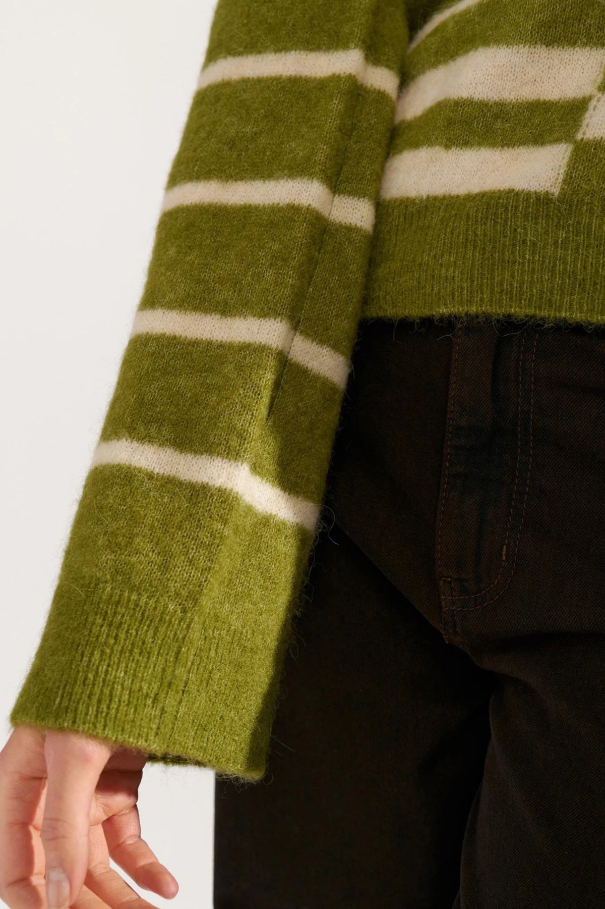 Nuriette Block Stripe Pullover