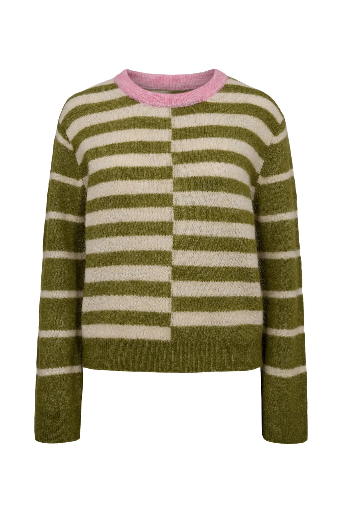 Nuriette Block Stripe Pullover