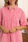 Jurken - Button cotton dress van Kilky
