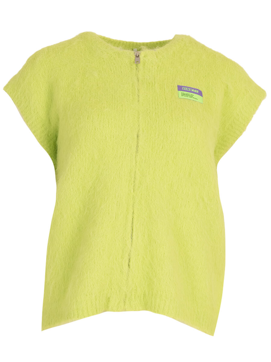 lime One Size Cardigans - Soft Vest van Meisjes