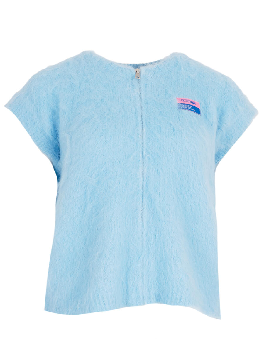 lichtblauw One Size Cardigans - Soft Vest van Meisjes