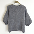 gris One Size Pulls - Short sleeve knit van Meisjes Brugge