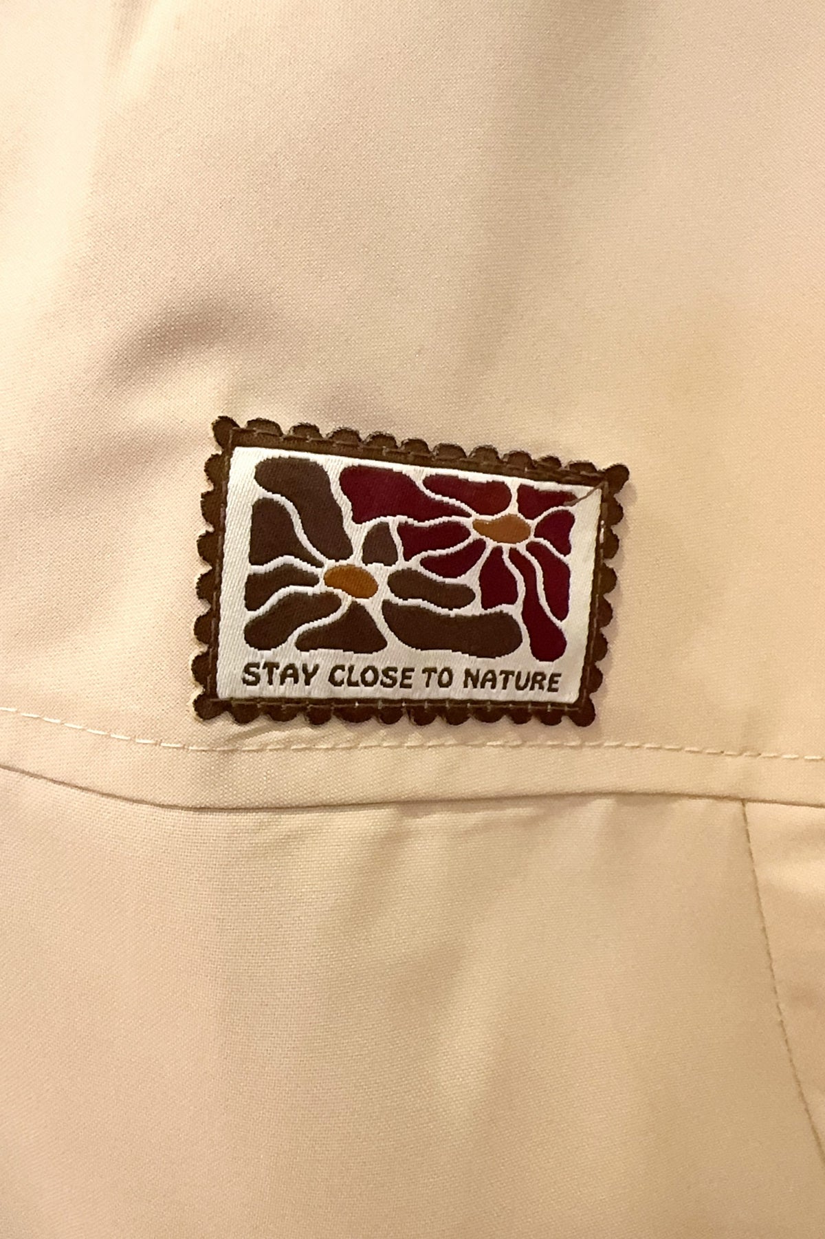 Jacket imperméable avec patch 16g279