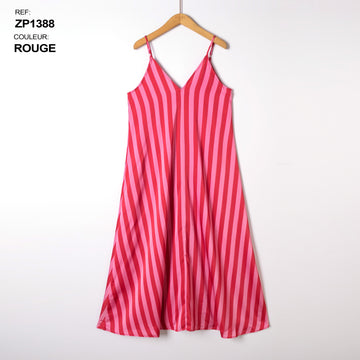 Striped strap dress