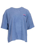 jeansblauw One Size Tops - Short sleeve Terry Top van Meisjes