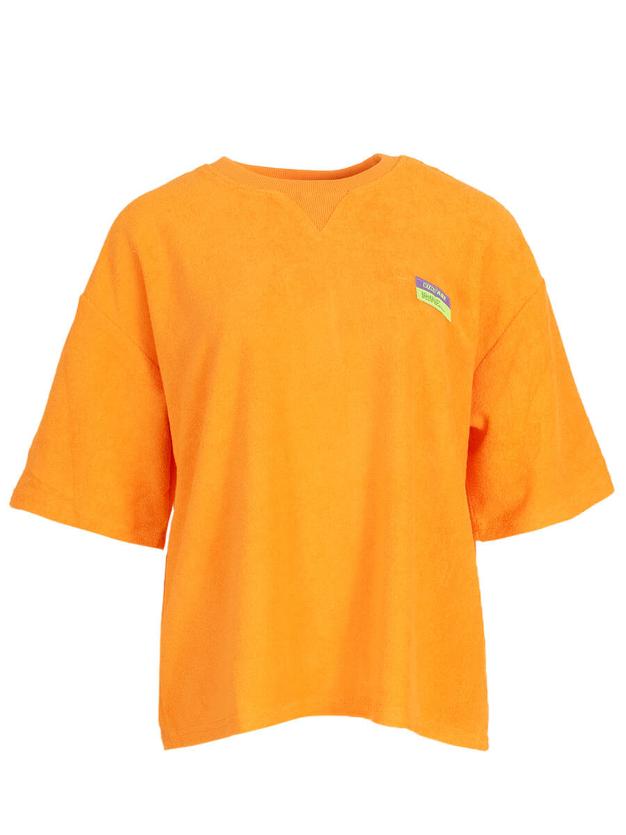 orange One Size Tops - Short sleeve Terry Top van Meisjes