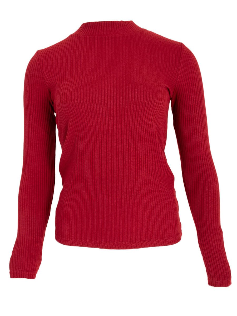 red Tops - 9270 basic longsleeve van Azzurro
