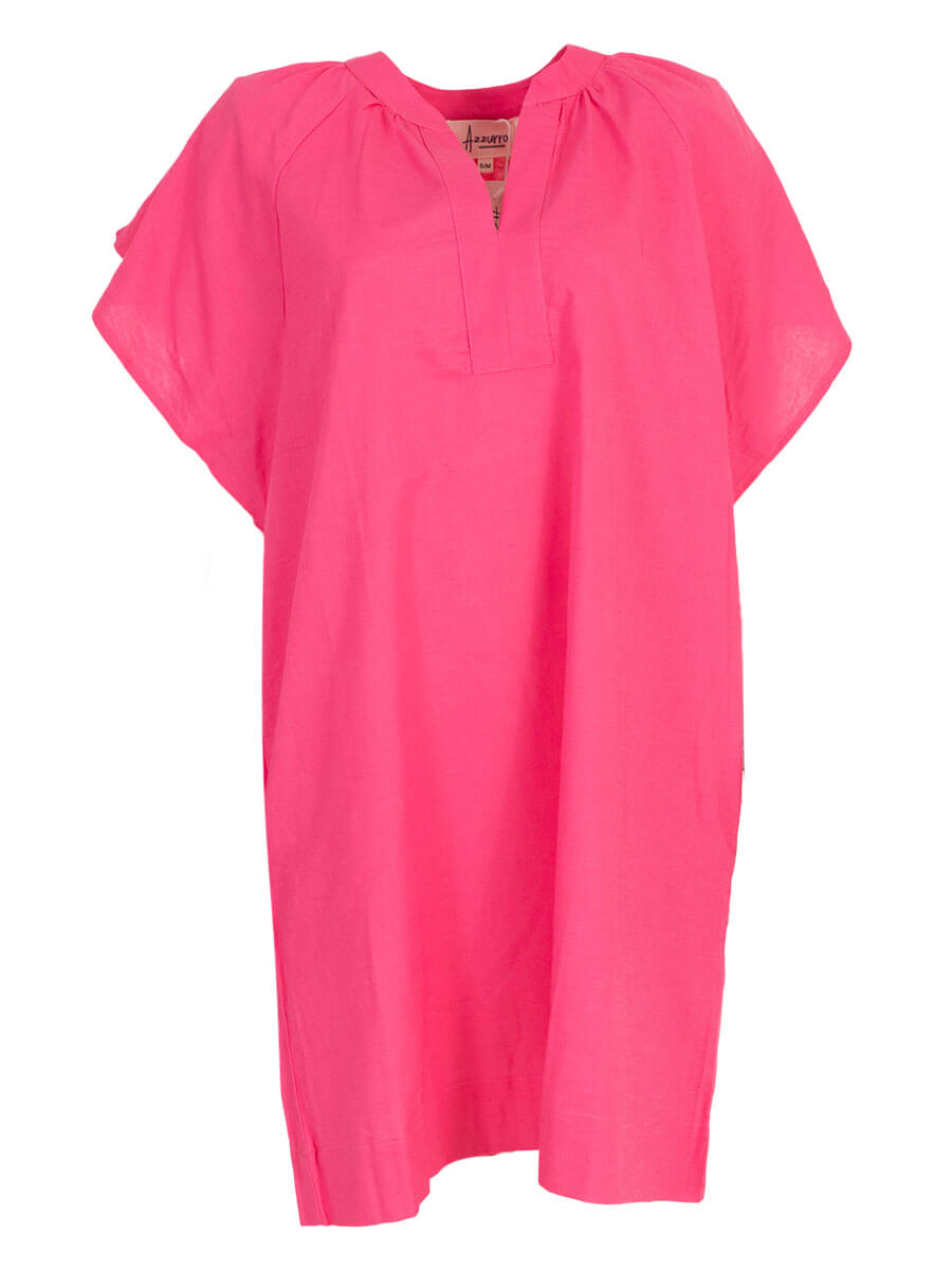 fushia Jurken - Kaftan summer dress van Azzurro