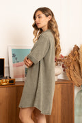 Jurken - Button cotton dress van Kilky