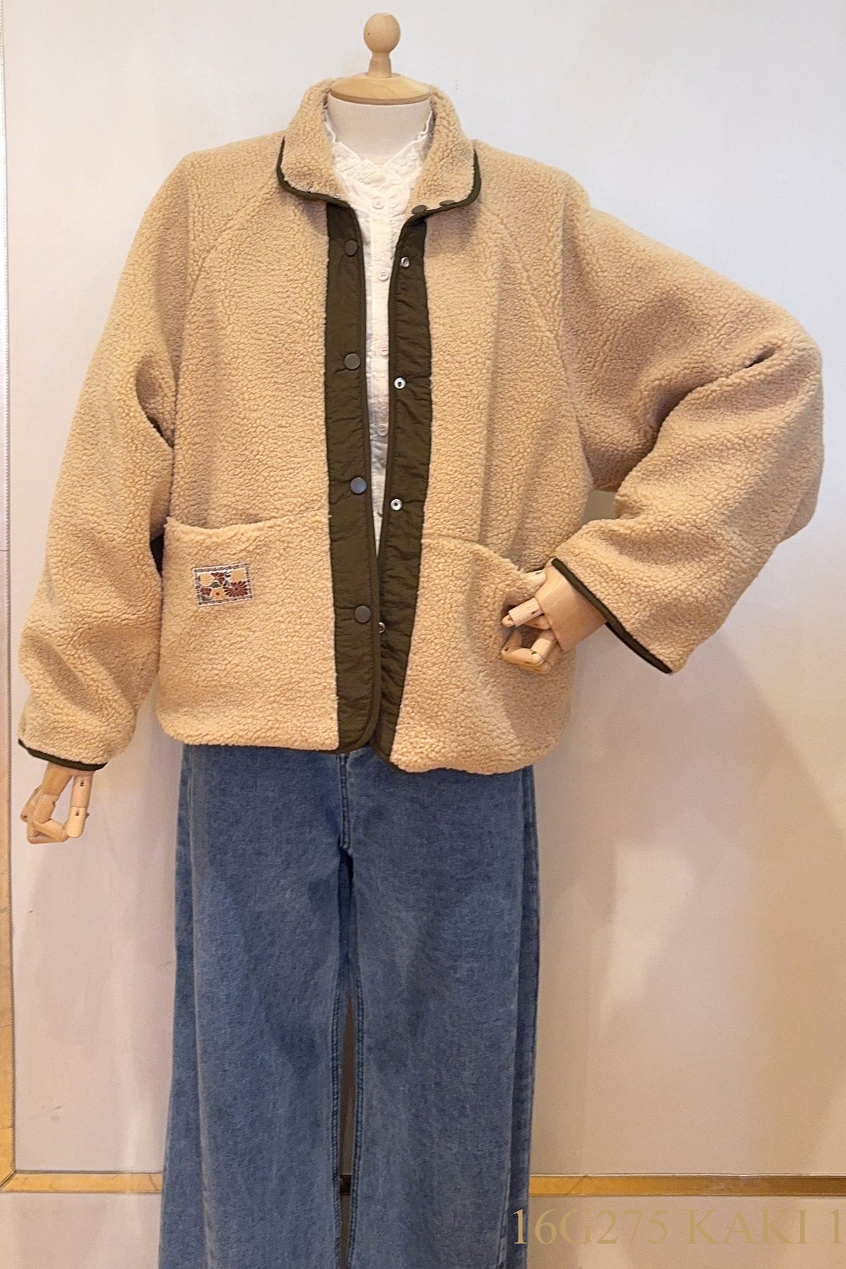 Reversible teddy coat