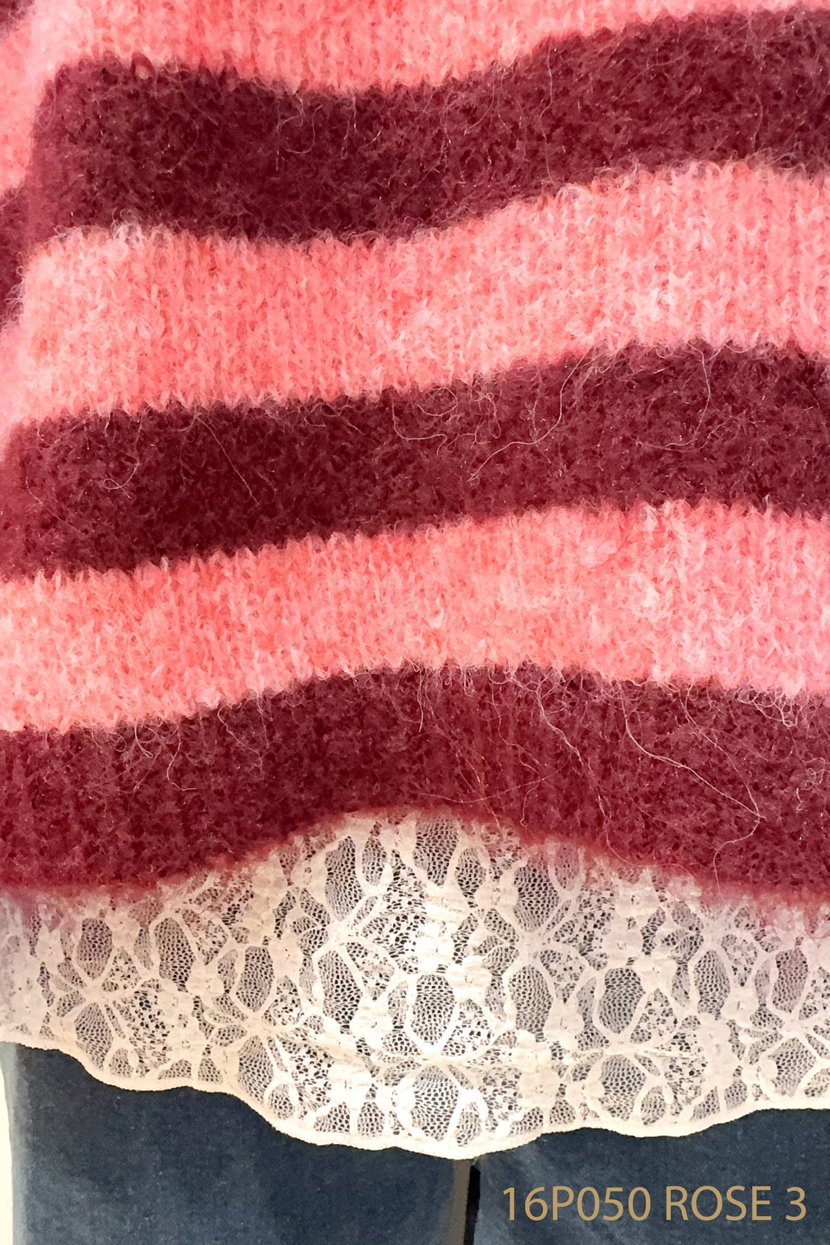 Elisa striped o-neck pull