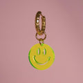 Fluo Green One Size (per stuk) Juwelen - Plexi hoop - Smiley van Atelier Jean