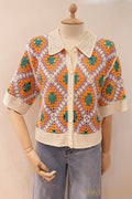 Shirts - 70's Crochet top van Season