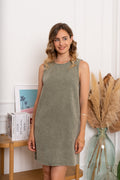 Jurken - Paloma sleeveless dress with pockets van Kilky