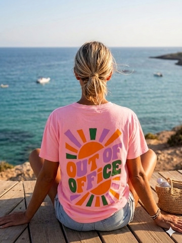 Sunny out of office T-shirt