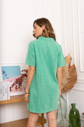 Jurken - Veja V-neck cotton dress van Kilky