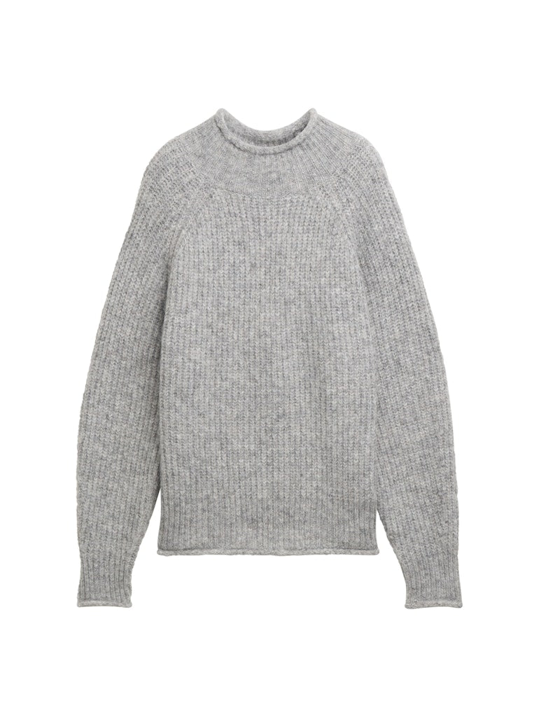 Pulls - hairy mock neck pullover van Tom Tailor